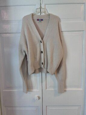 Urban Outfitters Thea Fuzzy Cardigan